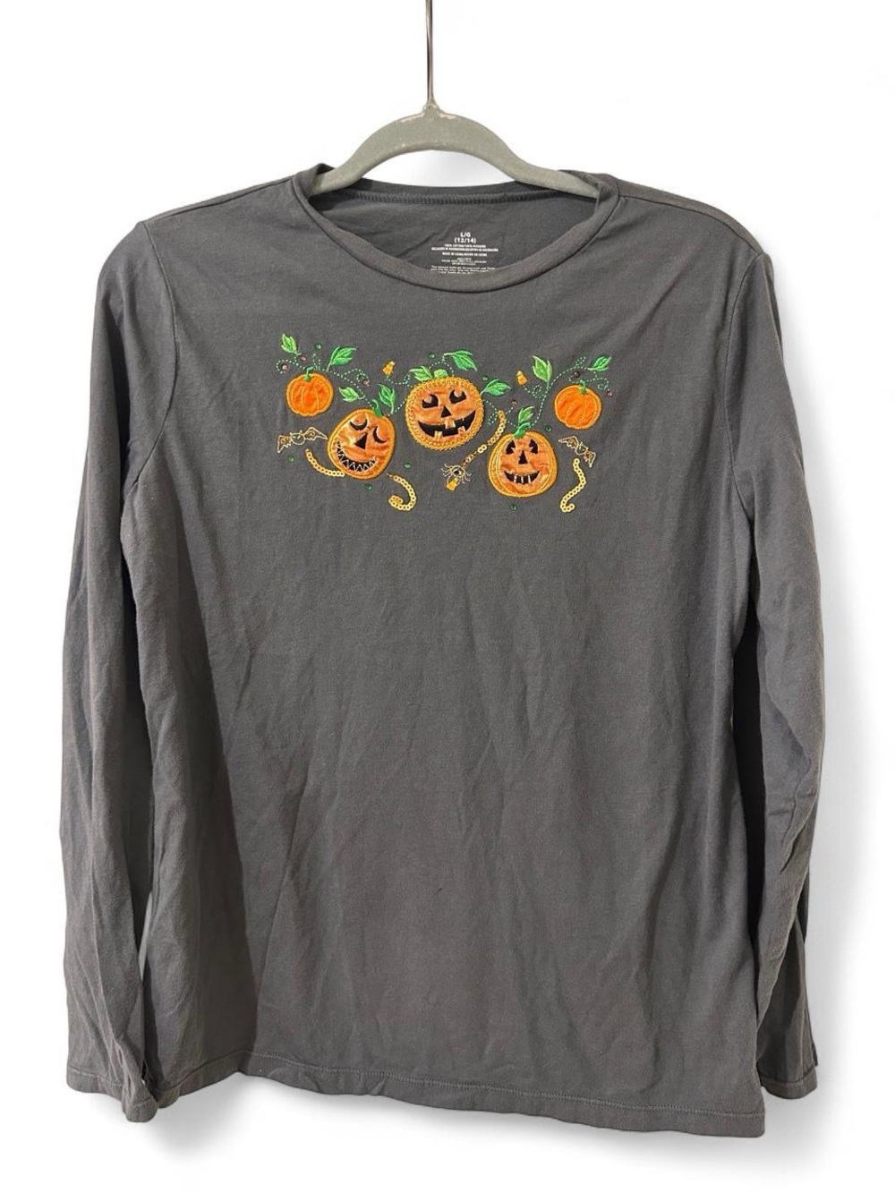 Halloween Jack-o-Lantern Longsleeve Tee
